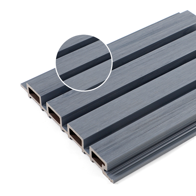 Co-Extrusion Version Exterior WPC Panel Fluted