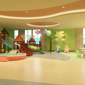 Cartoon Series Commercial Roll Flooring